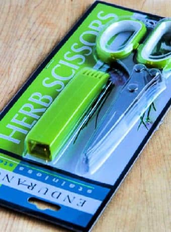 Herb Scissors shown in package.