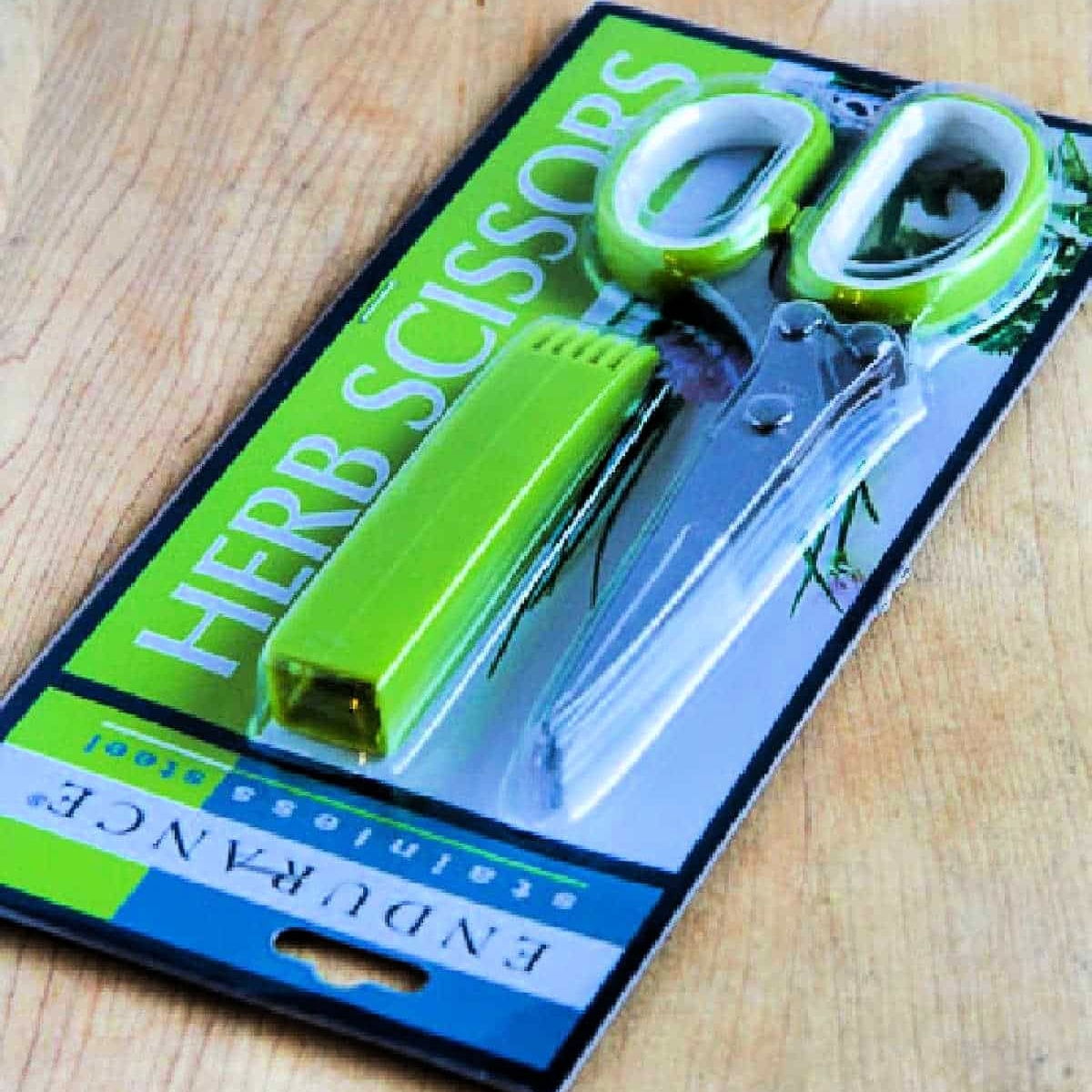 Herb Scissors shown in package.
