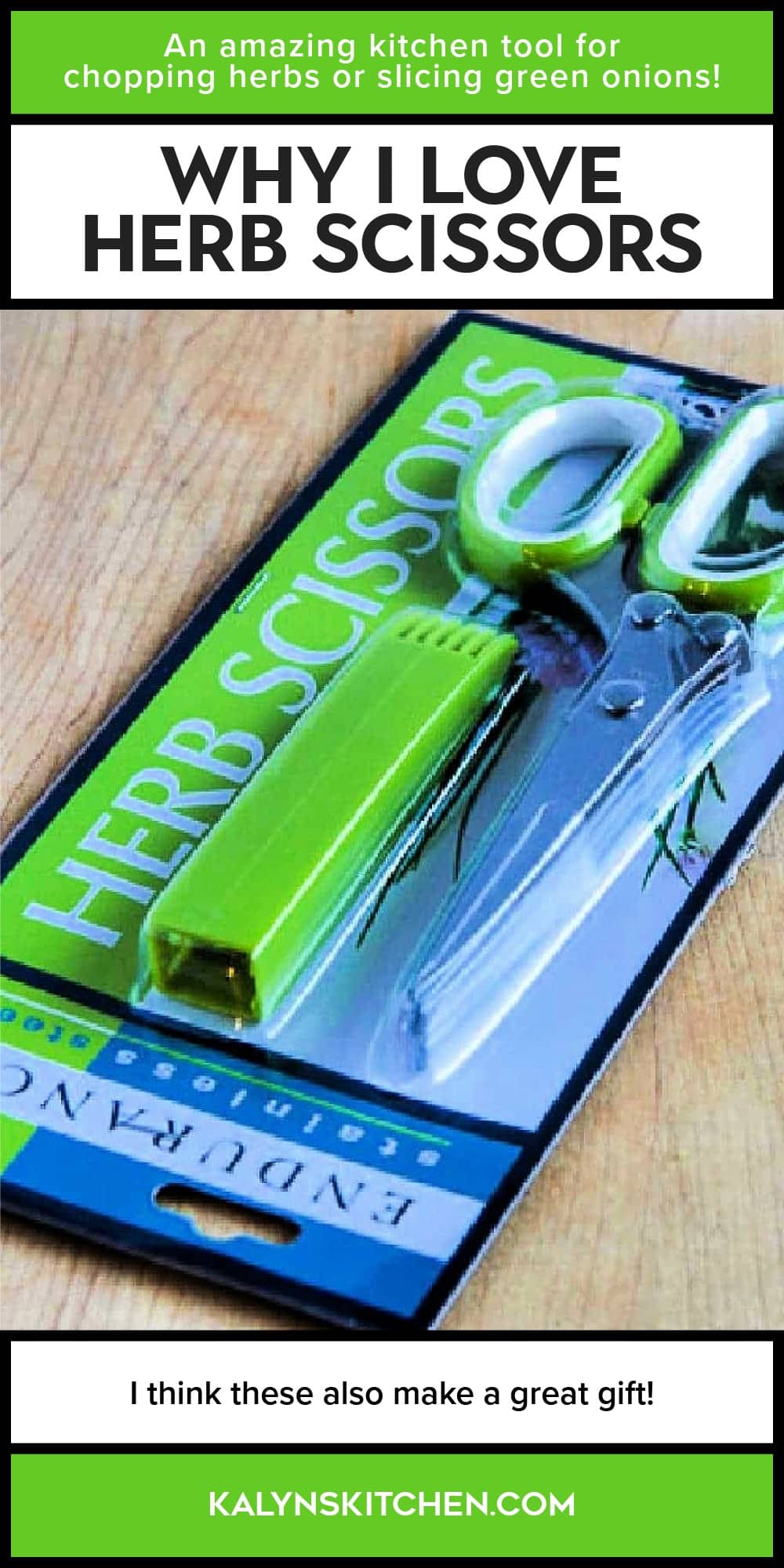 Pinterest image of Why I Love Herb Scissors