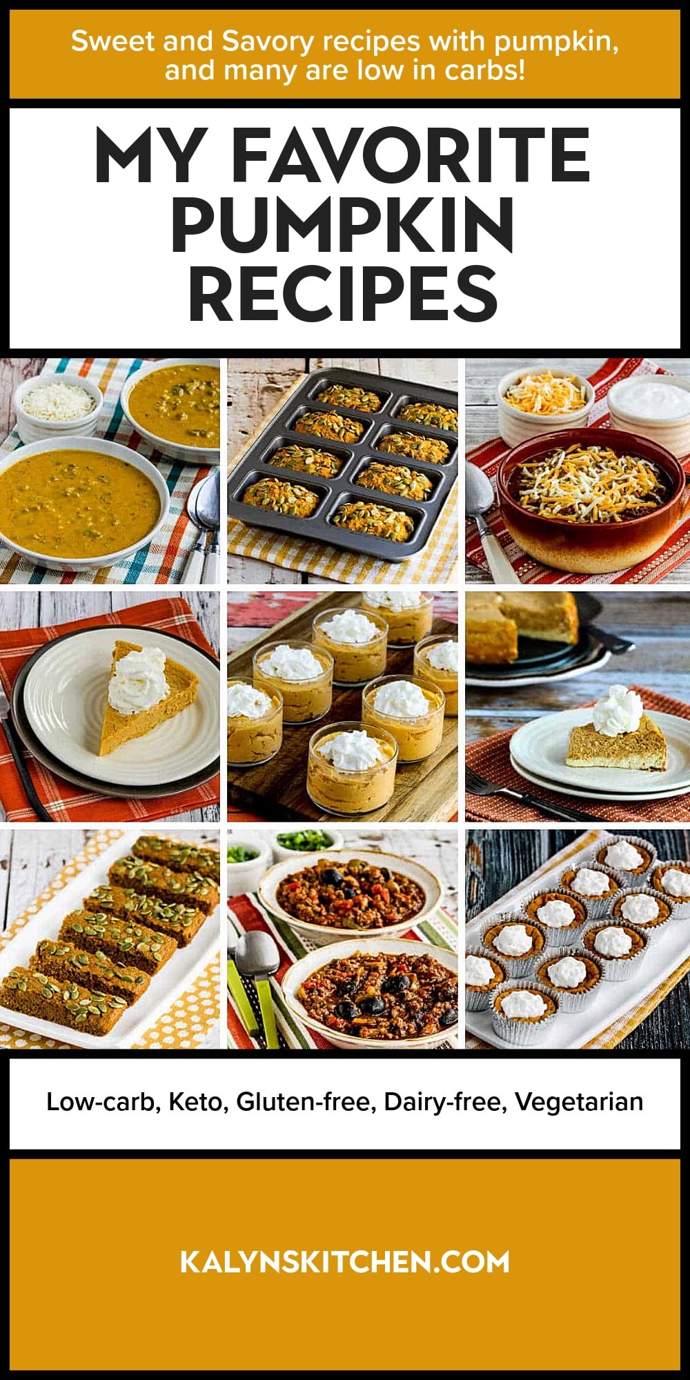 Pinterest image of My Favorite Pumpkin Recipes