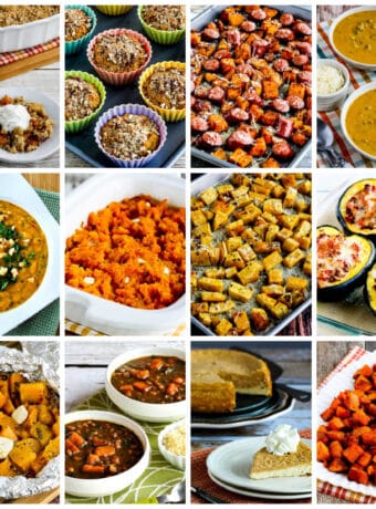 Favorite Winter Squash Recipes collage of featured recipes.