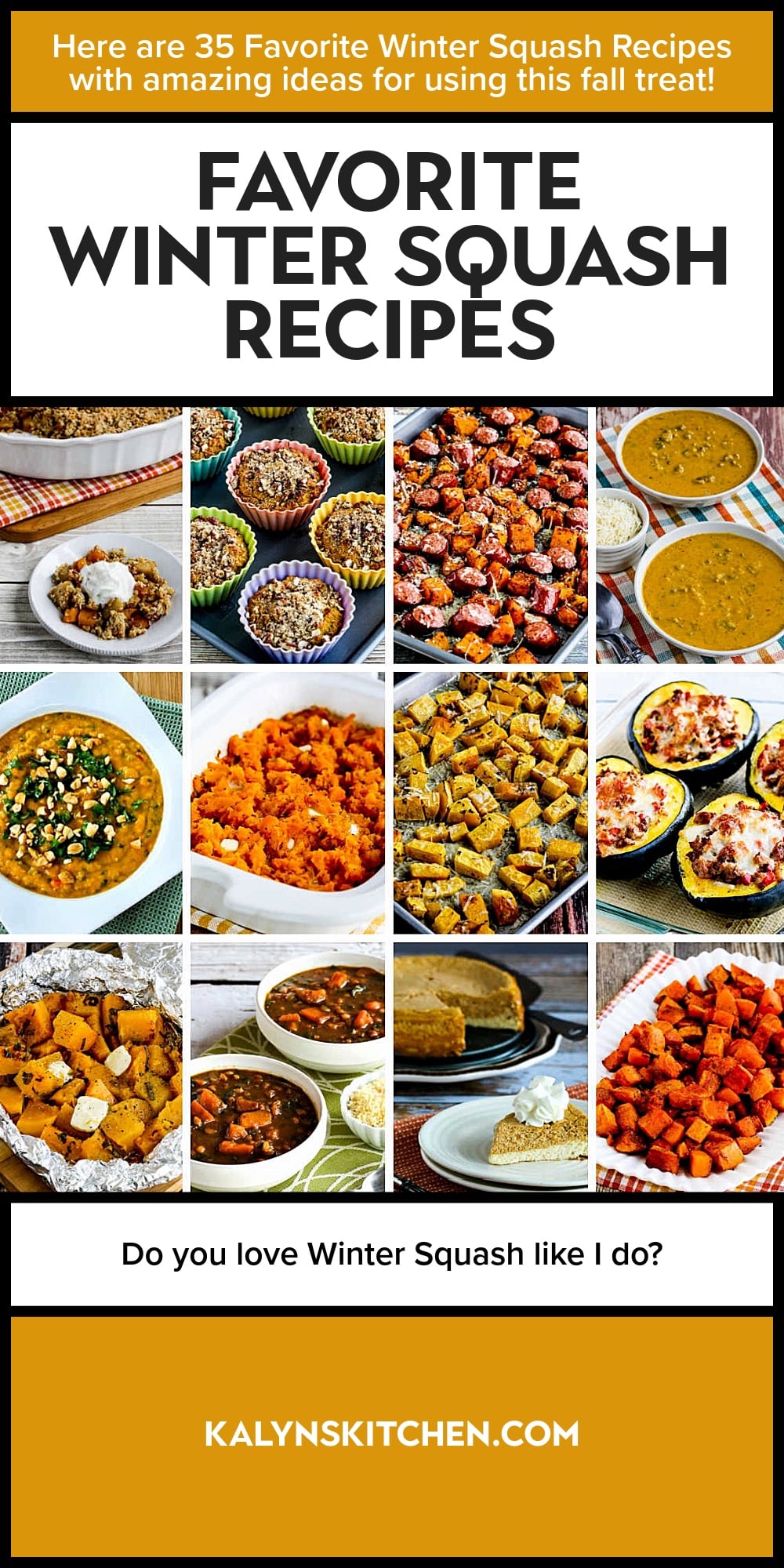 Pinterest image of Favorite Winter Squash Recipes
