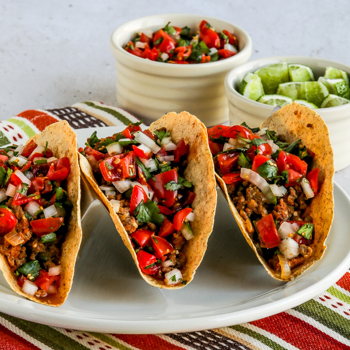Beef and Chorizo Tacos