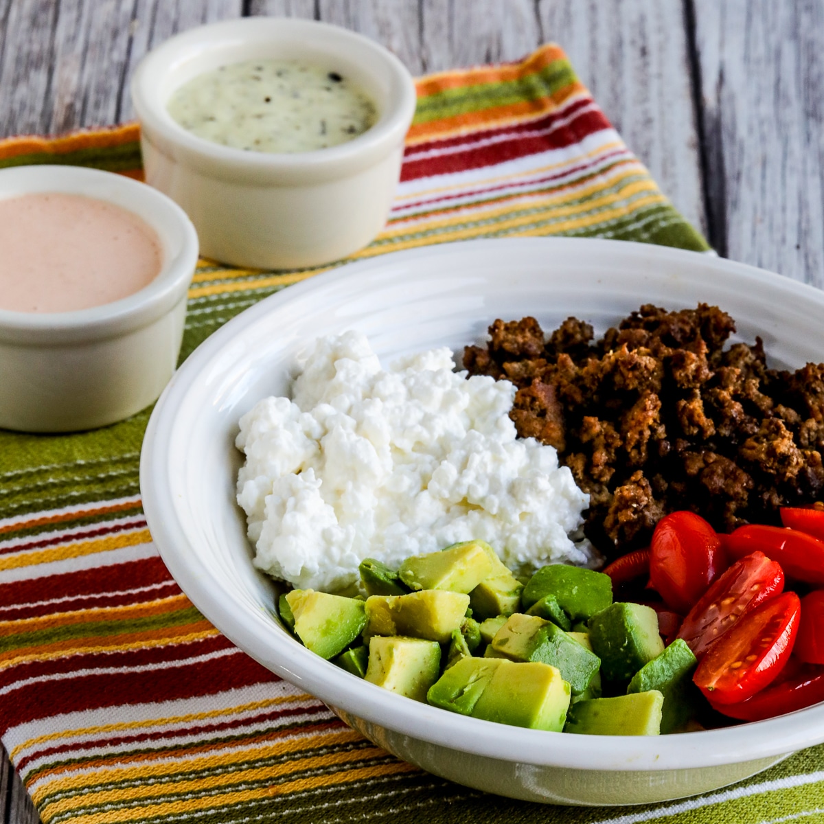 Cottage Cheese Taco Bowl (Low-Carb)