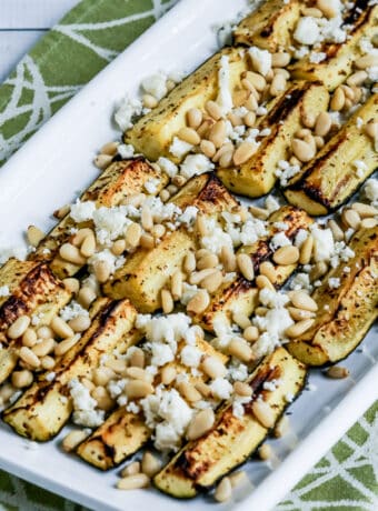 Air Fryer Zucchini square featured image.